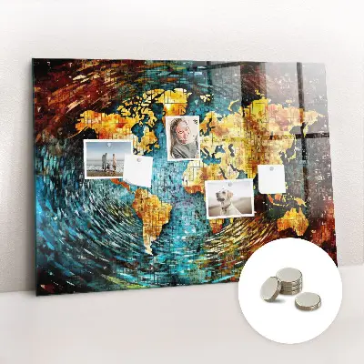 Magnetic wall board A world of chaos