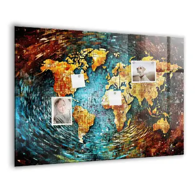 Magnetic wall board A world of chaos