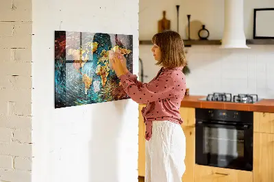 Magnetic wall board A world of chaos