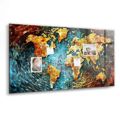 Magnetic wall board A world of chaos
