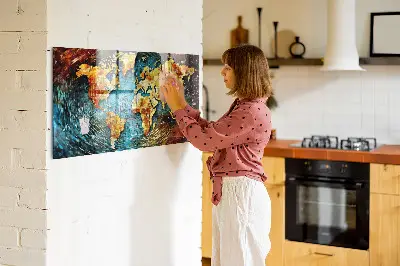 Magnetic wall board A world of chaos