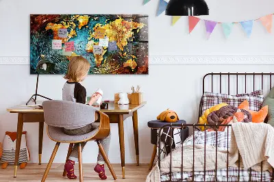 Magnetic wall board A world of chaos