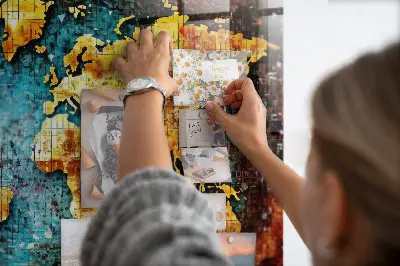 Magnetic wall board A world of chaos