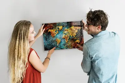 Magnetic wall board A world of chaos