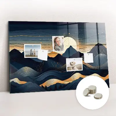 Magnetic Sunset Landscape Wall Board