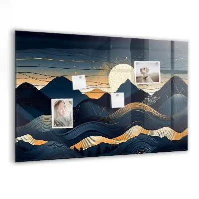 Magnetic Sunset Landscape Wall Board