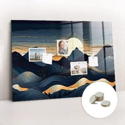 Magnetic Sunset Landscape Wall Board