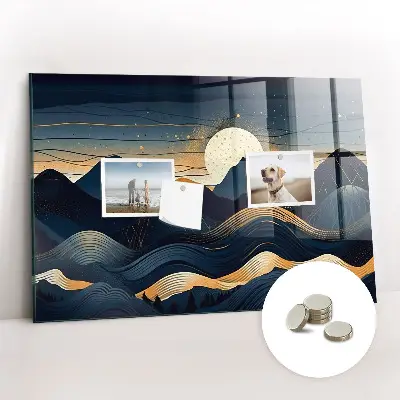Magnetic Sunset Landscape Wall Board