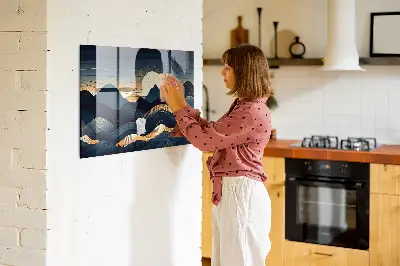 Magnetic Sunset Landscape Wall Board