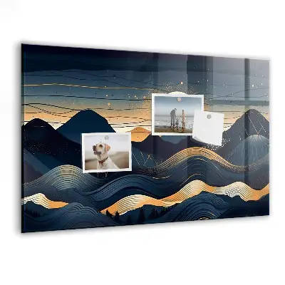 Magnetic Sunset Landscape Wall Board