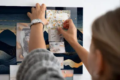 Magnetic Sunset Landscape Wall Board