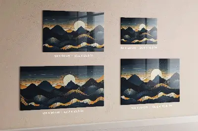 Magnetic Sunset Landscape Wall Board