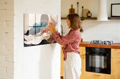Abstract landscape magnetic board