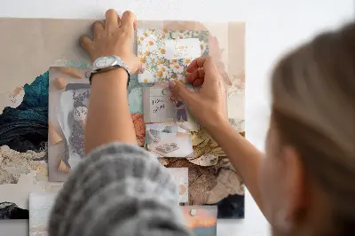 Abstract landscape magnetic board