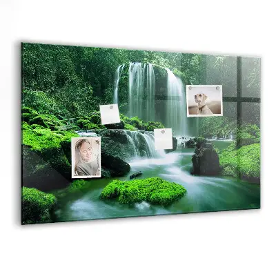 Waterfall Among the Moss Magnetic Board