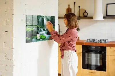 Waterfall Among the Moss Magnetic Board