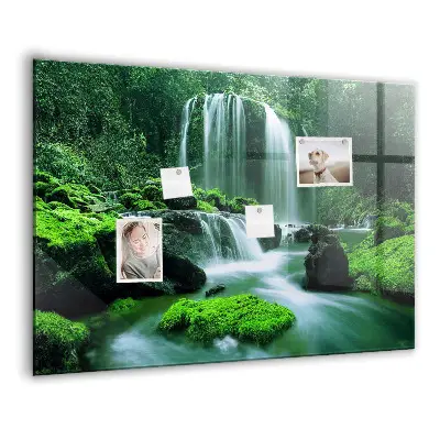 Waterfall Among the Moss Magnetic Board