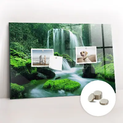 Waterfall Among the Moss Magnetic Board