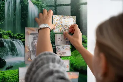 Waterfall Among the Moss Magnetic Board