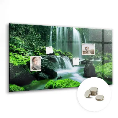 Waterfall Among the Moss Magnetic Board