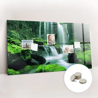 Waterfall Among the Moss Magnetic Board