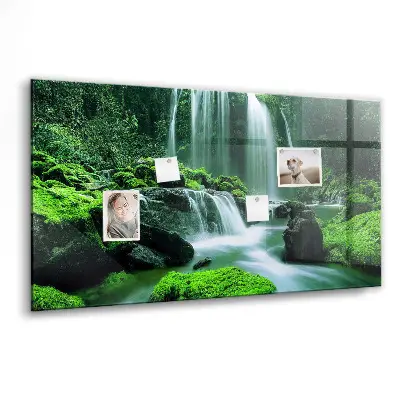 Waterfall Among the Moss Magnetic Board