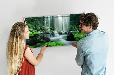Waterfall Among the Moss Magnetic Board