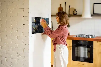 Magnetic wall board with decorative flowers