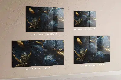 Magnetic wall board with decorative flowers