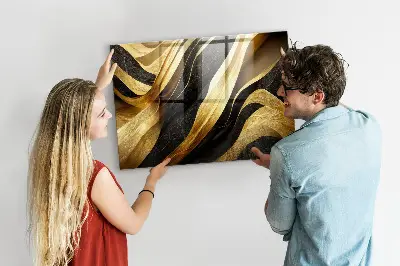Elegant Abstraction Magnetic Board
