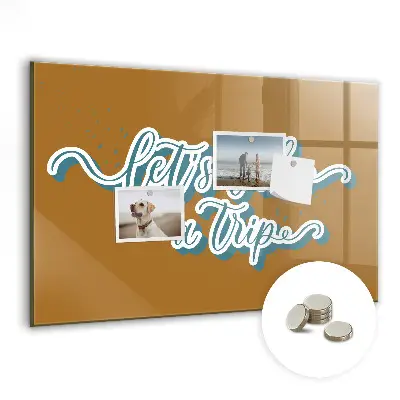 Let's Go on a Journey Magnetic Board