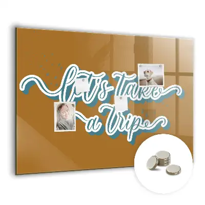 Let's Go on a Journey Magnetic Board