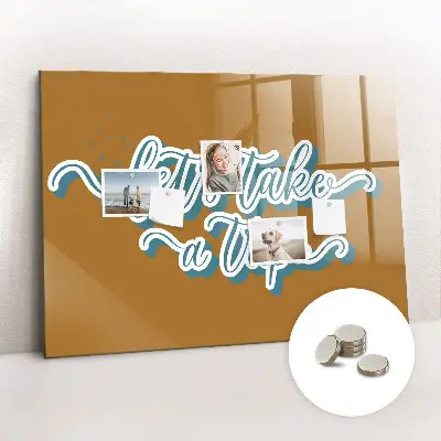 Let's Go on a Journey Magnetic Board