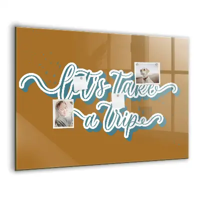 Let's Go on a Journey Magnetic Board