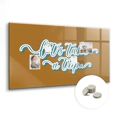 Let's Go on a Journey Magnetic Board