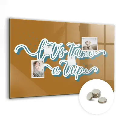Let's Go on a Journey Magnetic Board