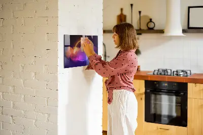 3D Smoke Abstraction Magnetic Wall Board
