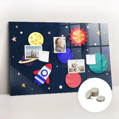 Children's space magnetic board