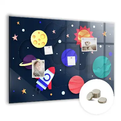 Children's space magnetic board