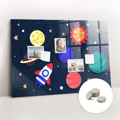 Children's space magnetic board