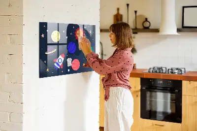 Children's space magnetic board