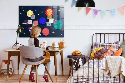 Children's space magnetic board