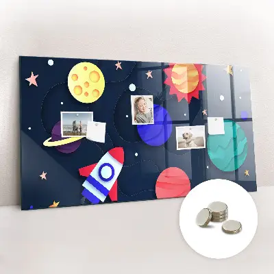Children's space magnetic board