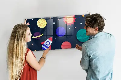 Children's space magnetic board