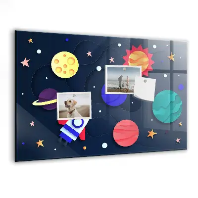 Children's space magnetic board