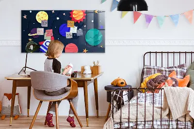 Children's space magnetic board