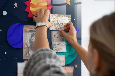 Children's space magnetic board