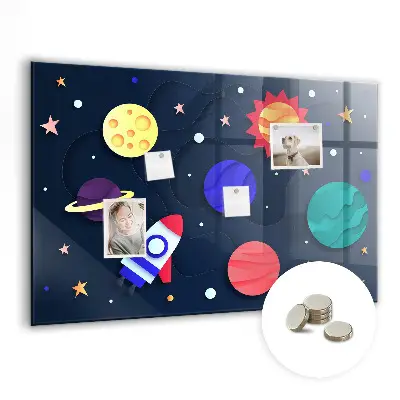 Children's space magnetic board