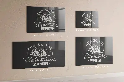 Adventure quote magnet board
