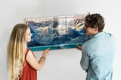 Whale shaped magnetic wall board